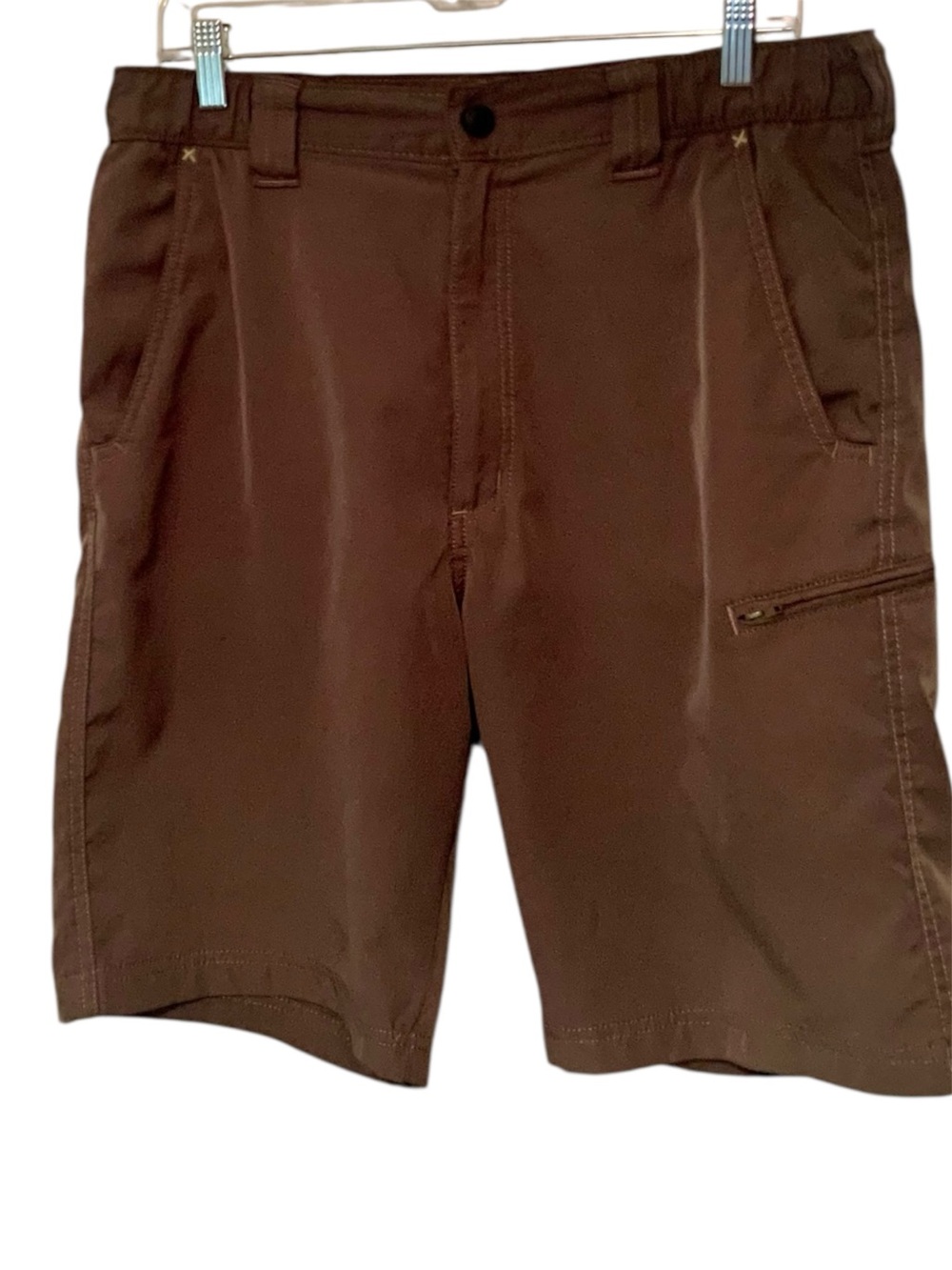 Vintage Wrangler Khaki Olive Performance Quick Dry Cargo Shorts Sz 32